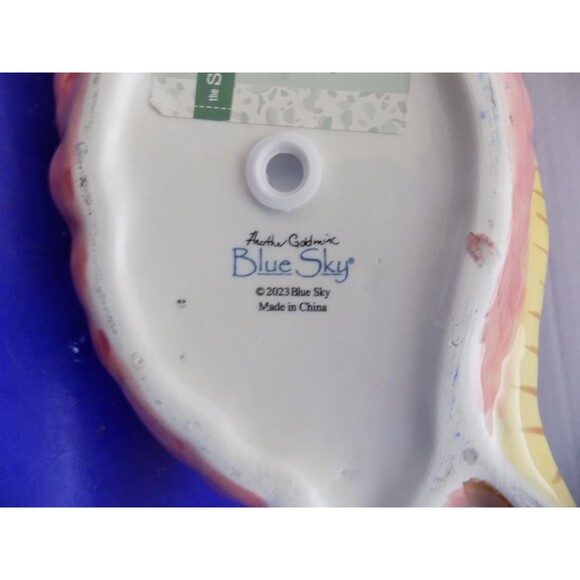 NEW Blue Sky Clayworks MISS PRECIOUS Flamingo Planter Ceramic Figurine - Picture 6 of 6